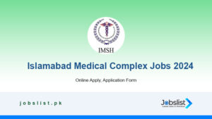 medical job in islambad 2024